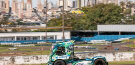 Copa Truck: Nic Giaffone celebra pole position na classe Elite em sua primeira vez em Londrina