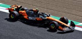 F1: Norris lidera último treino do GP do Japão com novas interrupções por incêndios