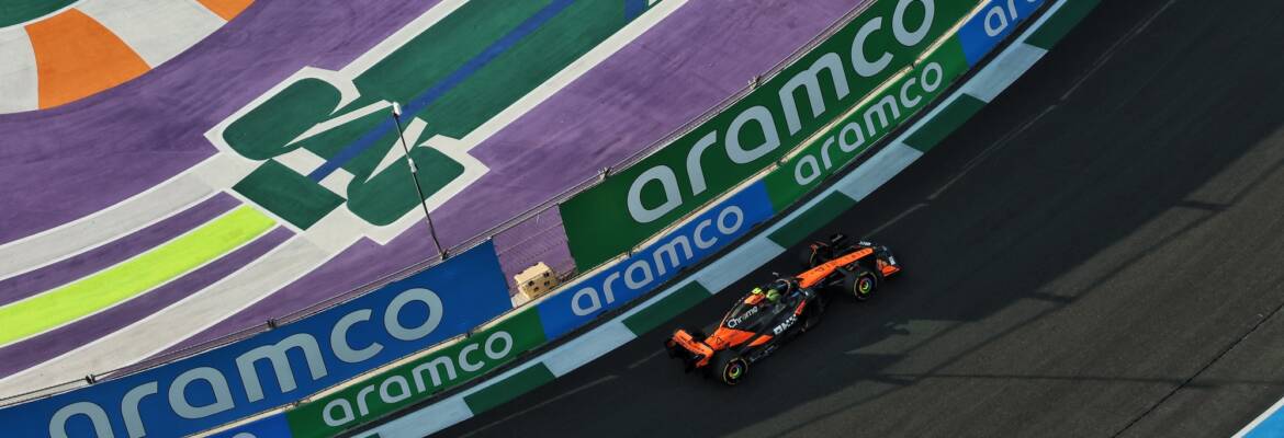 Fórmula 1: Norris se diz mais confortável com carro em Jeddah