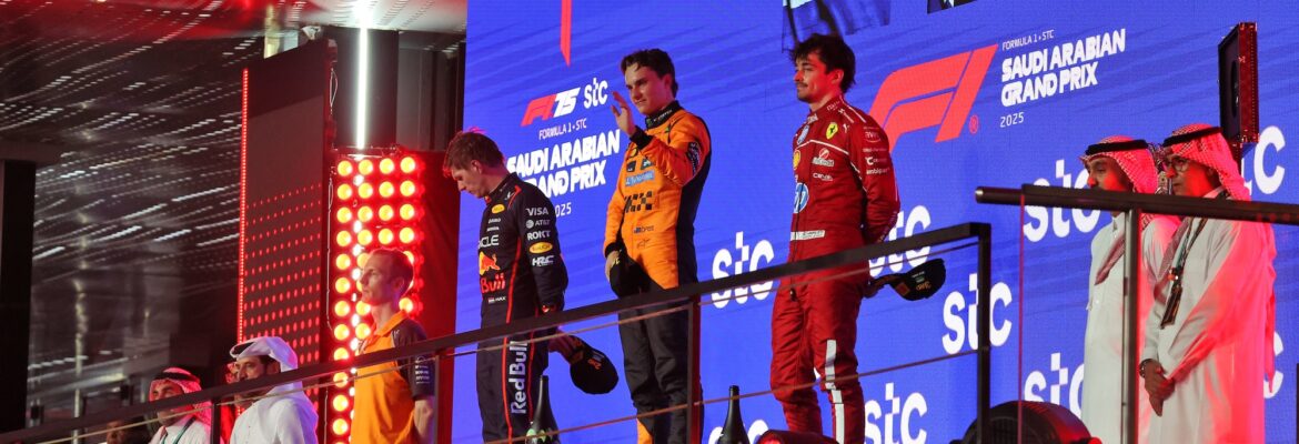 Fórmula 1: Verstappen é chamado de “desrespeitoso” por atitude no pódio em Jeddah