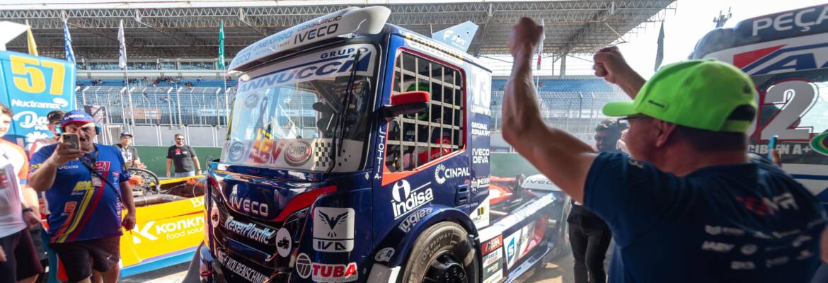 Copa Truck: Em casa, Vannucci Racing festeja pole position com Leandro Totti em Interlagos