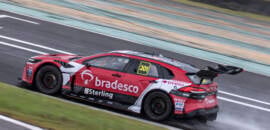 Estreante, Rafa Reis é destaque com sétimo lugar andando pela primeira vez na chuva na Stock Car