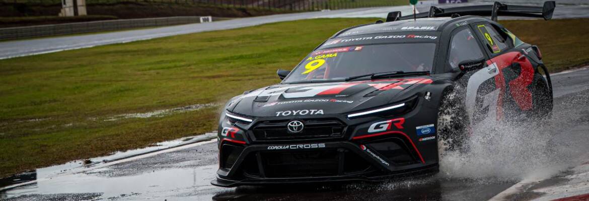 Gama e JP de Oliveira estreiam em testes na chuva com a TOYOTA GAZOO Racing na Stock Car