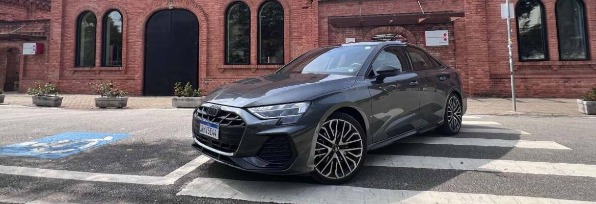 Avaliação: Audi A3 Sedan 2025 entrega mais torque e vem com ACC de série
