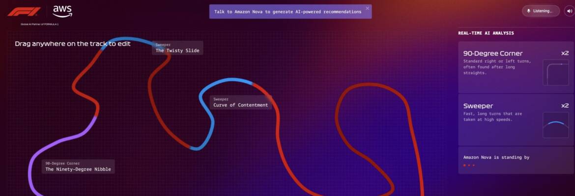 F1: AWS e Fórmula 1 lançam experiência digital interativa que permite fãs criarem circuitos personalizados