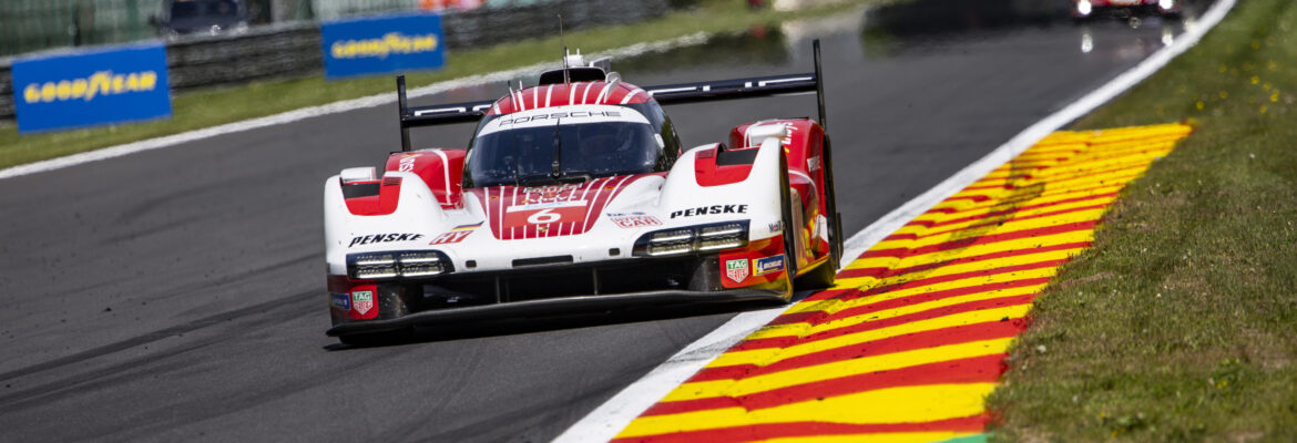 WEC: Estre bate Fuoco e lidera segundo treino com a Porsche Penske em Spa