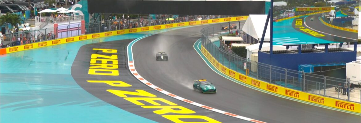 F1: Chuva suspende largada da Sprint do GP de Miami