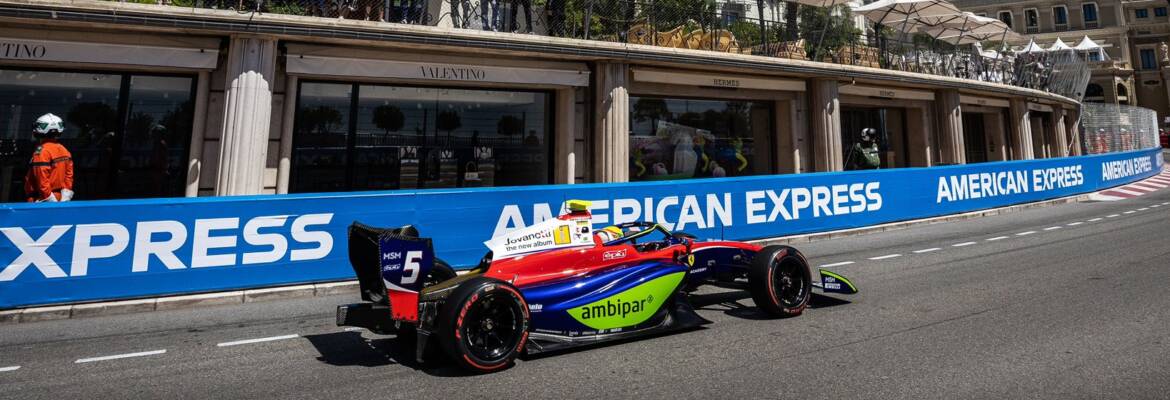F3: Câmara perde três posições em Mônaco por infração sob bandeira vermelha