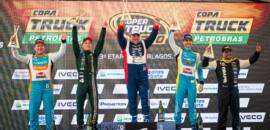 Danilo Dirani e Wellington Cirino levam Iveco Usual Racing ao pódio da Copa Truck em Interlagos