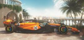 F1: McLaren apresenta pintura especial para GPs de Mônaco e Espanha 2025