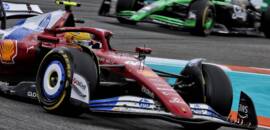 F1: Lewis Hamilton celebra pódio na Sprint de Miami