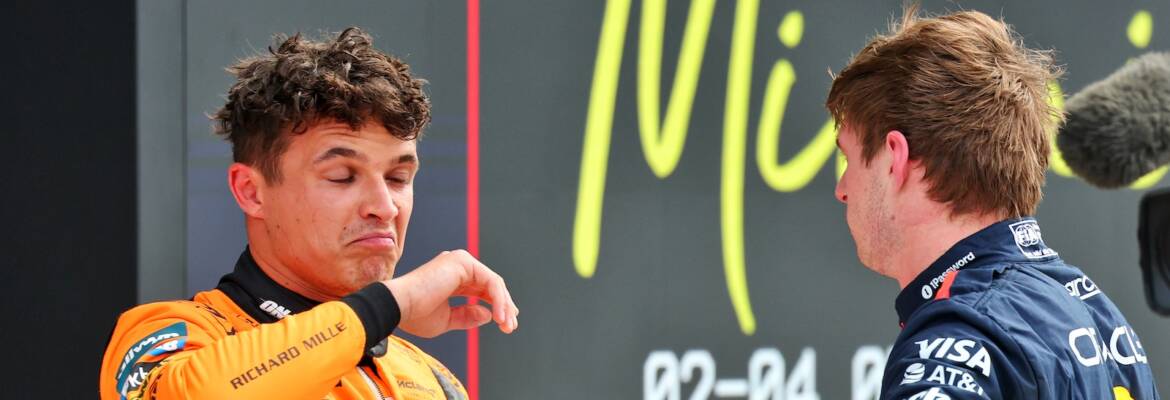F1: Norris brinca com pole de Verstappen: “Achei que virar pai diminuiria sua velocidade”