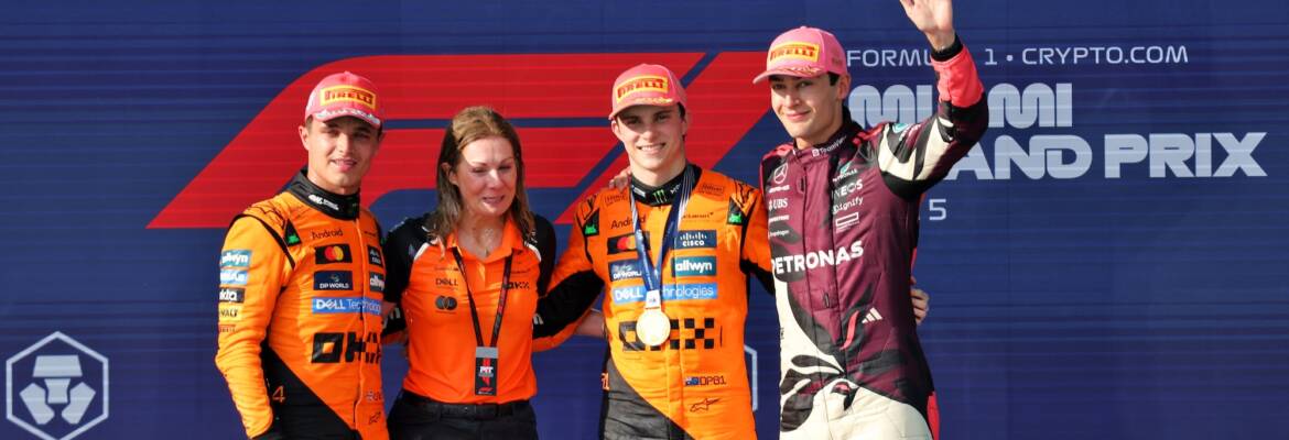 F1: Confira as imagens da vitória de Piastri no GP de Miami
