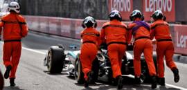 F1: “Agora foi tudo por água abaixo”, disse Russell frustrado com problema no W16