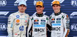 F1: FIA divulga o grid de largada oficial do GP de Mônaco 2025