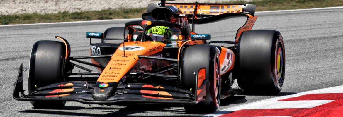 F1: Norris lidera primeiro treino do GP da Espanha