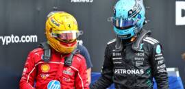 F1: Russell coloca Hamilton entre os maiores atletas da história