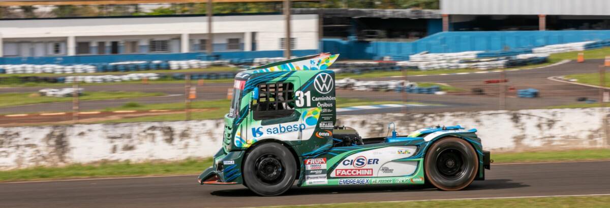 Com duas vitórias na temporada, Nic Giaffone corre pela primeira vez em Tarumã na Copa Truck