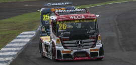 Copa Truck: Com pista molhada, Abbate e Scherer garantem pole em Tarumã