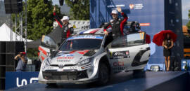 TOYOTA GAZOO Racing vai ao pódio com Ogier e segue líder do WRC após o Rally da Acrópole