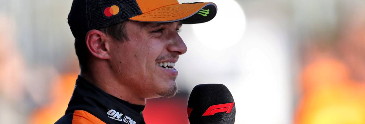 F1: Norris ironiza Red Bull após incidente com fita adesiva no grid em Austin