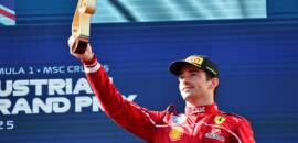 F1: Leclerc celebra pódio na Áustria, mas reconhece: “McLaren foi mais rápida”