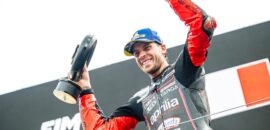 MotoGP: Bezzecchi celebra retorno ao pódio com Aprilia na Holanda