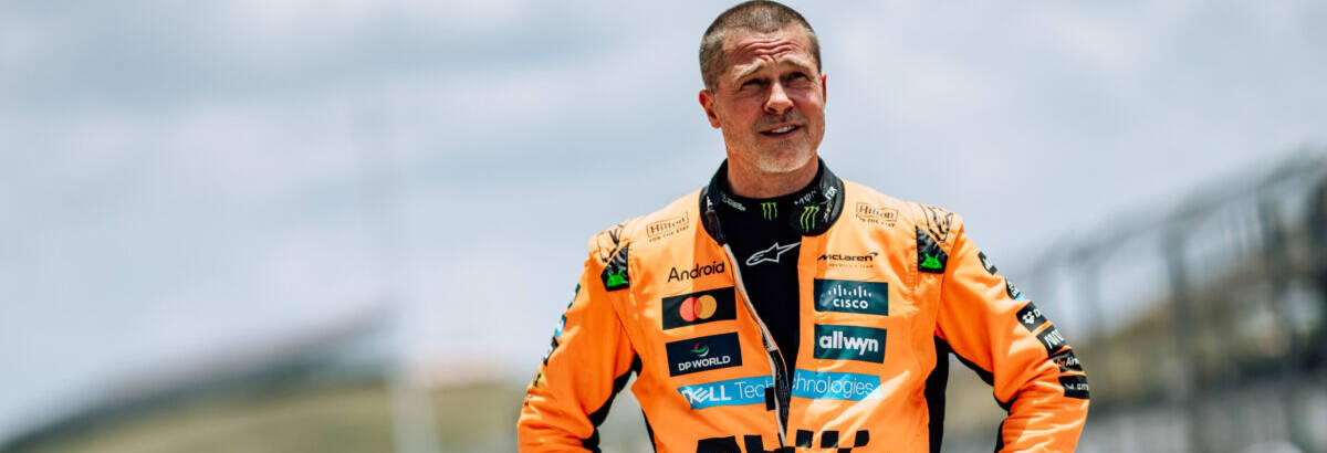 F1: “Pitt é melhor ator que piloto”, disse Brown brincando após teste