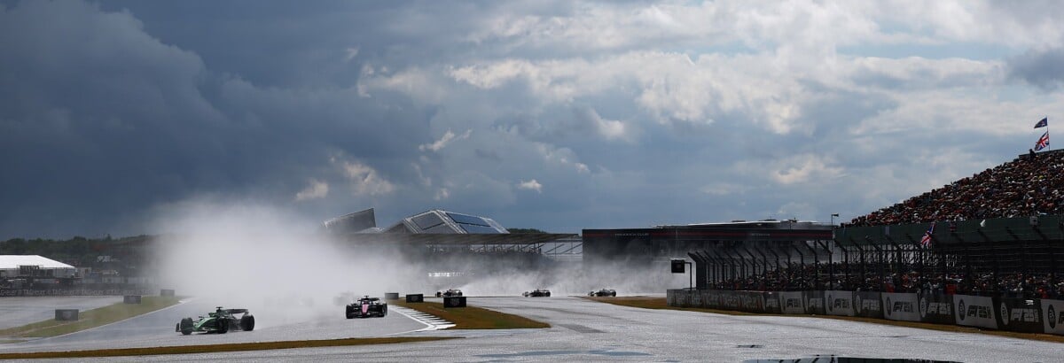 F1: Previsão indica risco de chuva para GP da Inglaterra F1: Previsão indica risco de chuva para GP da Inglaterra