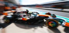 F1: Norris voa e fica à frente da dupla da Ferrari no TL2 do GP da Inglaterra