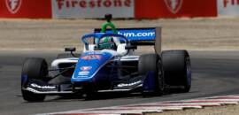 Caio Collet é o mais rápido da sexta-feira em Laguna Seca pela Indy NXT