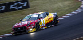 Gabriel Casagrande é destaque ao liderar parte da corrida da NASCAR Brasil em Cascavel
