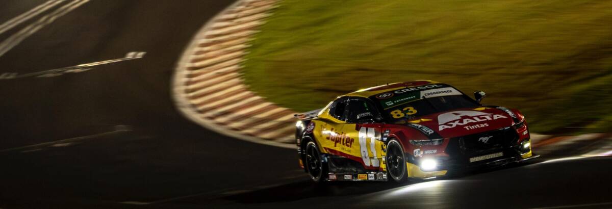 Gabriel Casagrande aprova corrida noturna em Cascavel após quarto lugar no treino livre da NASCAR Brasil