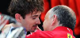 F1: Leclerc celebra permanência de Vasseur na Ferrari