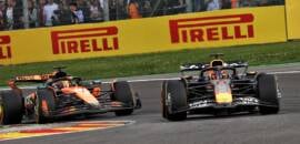 F1: Verstappen projeta luta com Leclerc e vê McLaren imbatível na chuva
