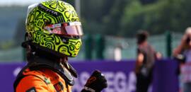 F1: Norris deixa mensagem após encontrar ídolo Rossi em Misano