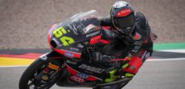 Moto3: Muñoz quebra recorde e lidera sexta-feira na Alemanha