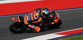 Moto3: Perrone supera Piqueras e garante pole position na Áustria