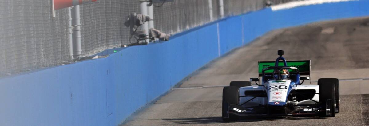 Indy NXT: Hauger conquista pole em Milwaukee. Collet larga da quarta fila