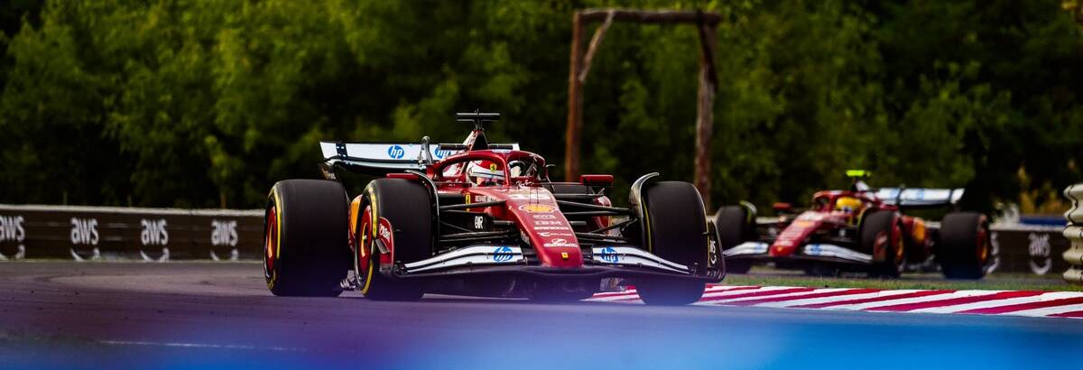 F1: Ferrari tem classificação de opostos com pole e 12º no GP da Hungria