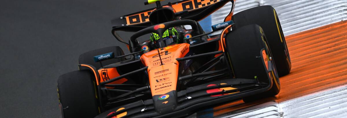 F1: Norris dita ritmo em Zandvoort e é mais rápido do TL2 do GP da Holanda