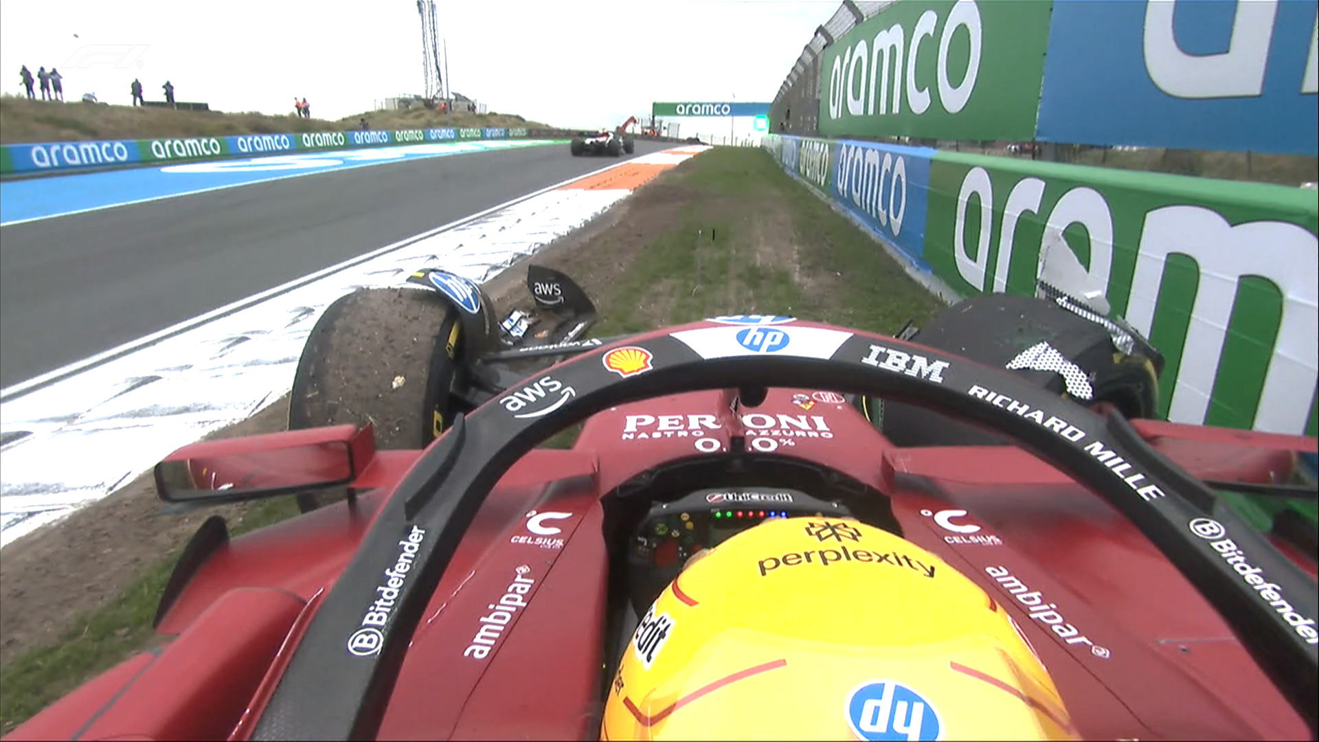 F1: Hamilton sofre acidente, abandona e provoca entrada do Safety Car em Zandvoort Lewis Hamilton