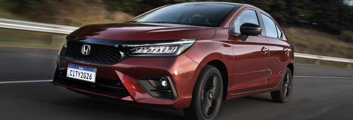 Honda City Touring Sport 2026 estreia no Brasil por R$ 152.800 com visual exclusivo e apelo esportivo