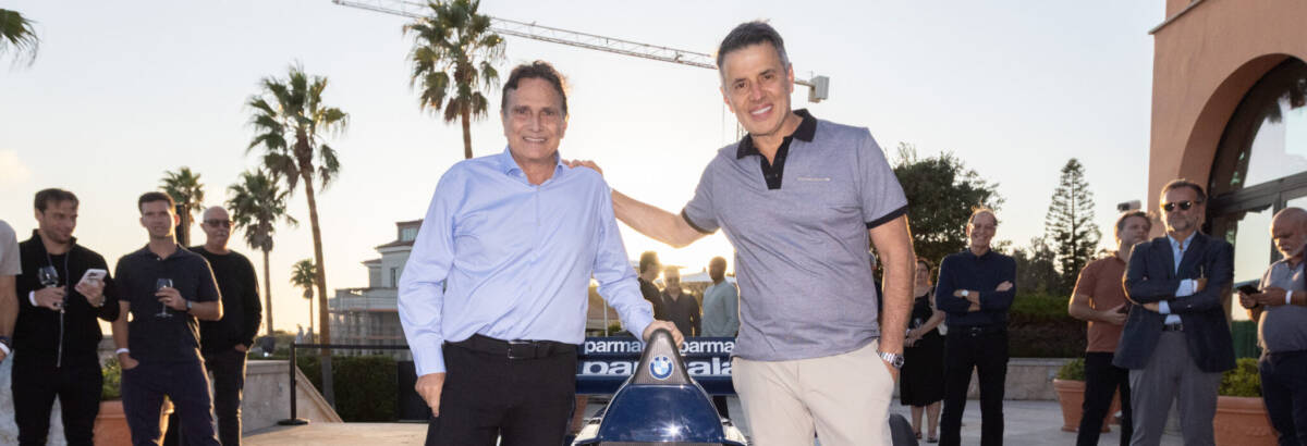 Nelson Piquet volta a acelerar o Brabham BT52 antes do GP de Cascais