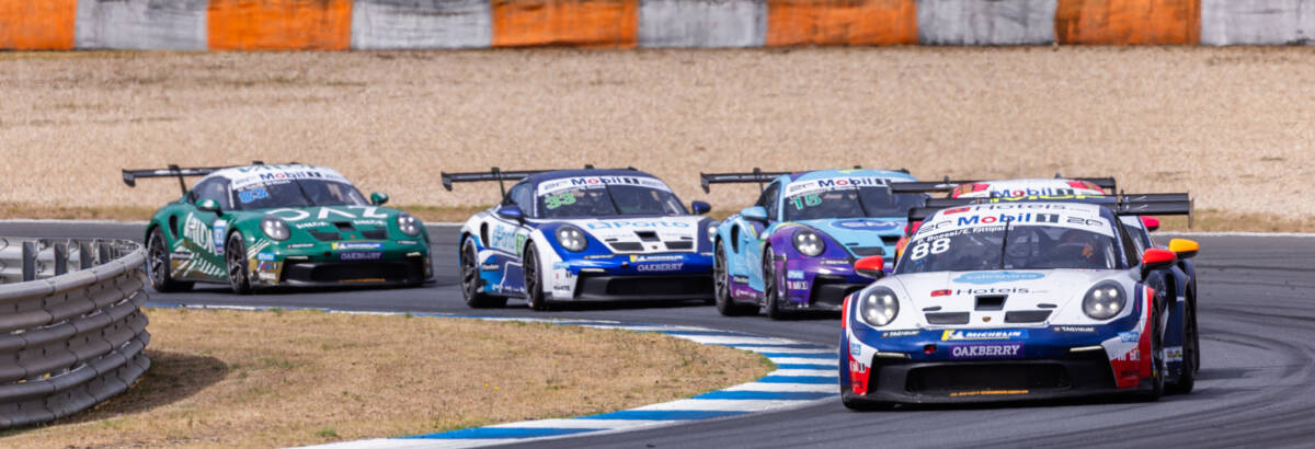 Enzo Fittipaldi mostra pilotagem combativa e garante pódio em estreia na Porsche Cup em Portugal