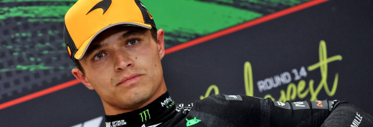 F1: “Só quero um hambúrguer e ir para casa”, diz Norris após quebra em Zandvoort