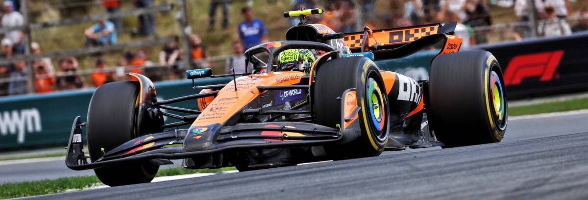 F1: Norris voa no TL3 da Holanda e Bortoleto supera Hulkenberg