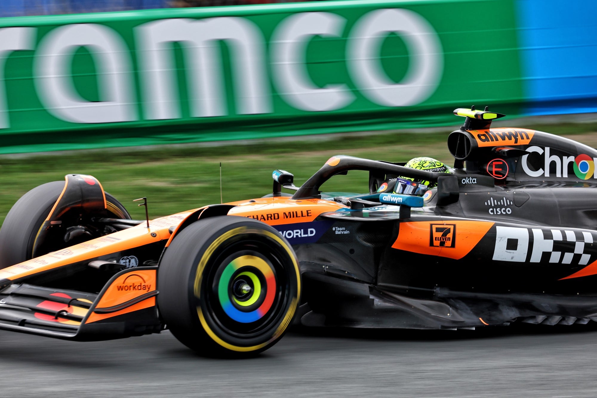 F1: Norris abandona em Zandvoort e vê título ficar mais distante Lando Norris (GBR) McLaren MCL39.