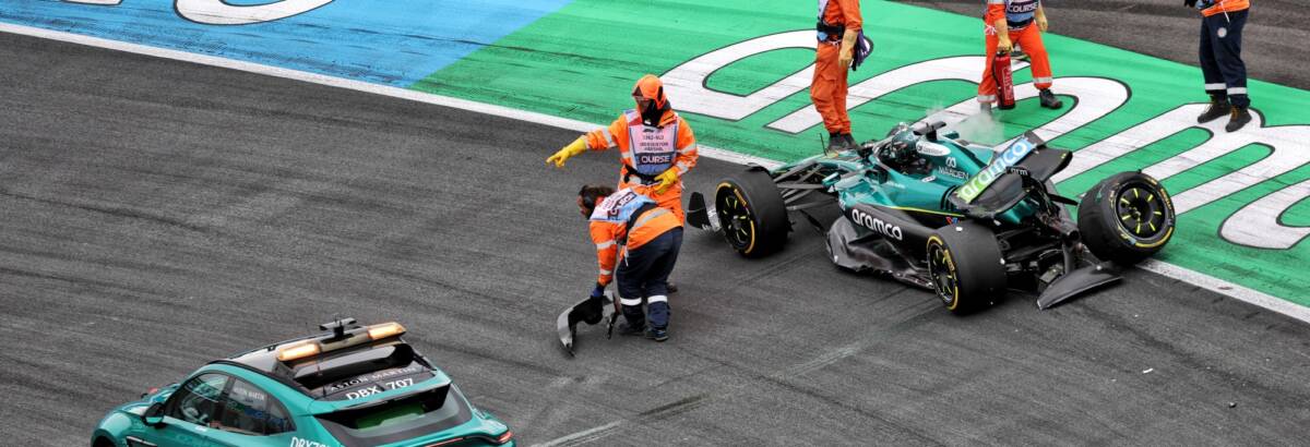 F1: Stroll lamenta segundo acidente e larga em último no GP da Holanda