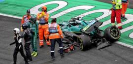 F1: Aston Martin troca chassi após forte acidente de Stroll no TL2